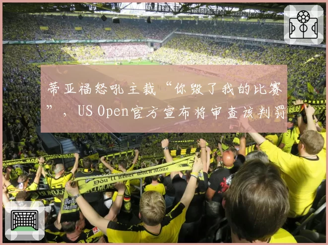 蒂亚福怒吼主裁“你毁了我的比赛”,US Open官方宣布将审查该判罚